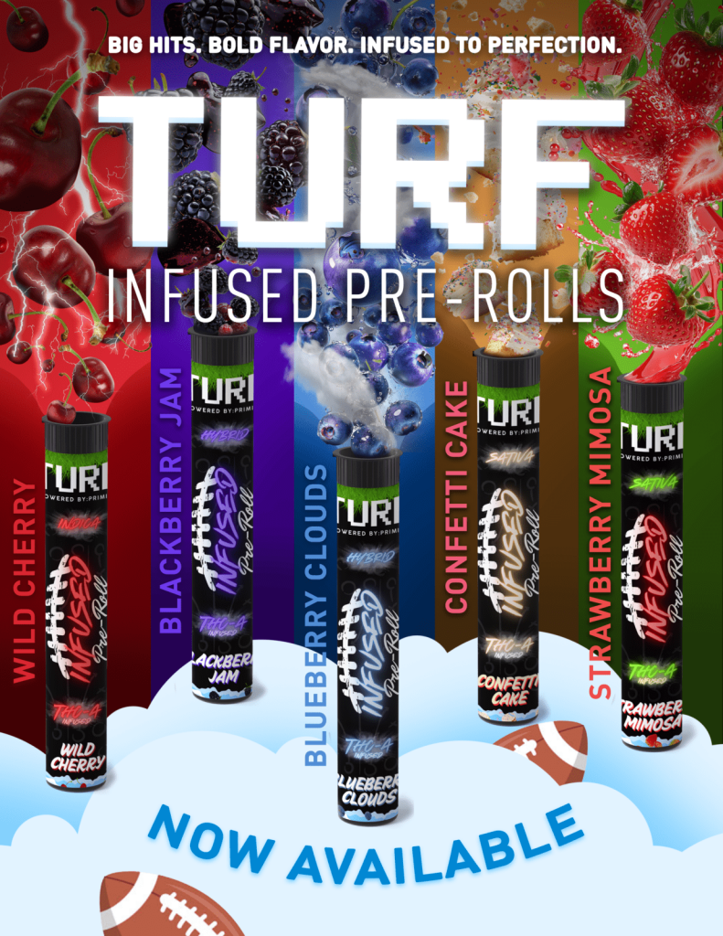 turf infused launch poster